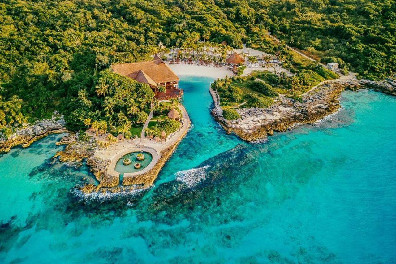 מלון פלאייה דל כרמן Occidental At Xcaret Destination מראה חיצוני תמונה Aerial view of the resort