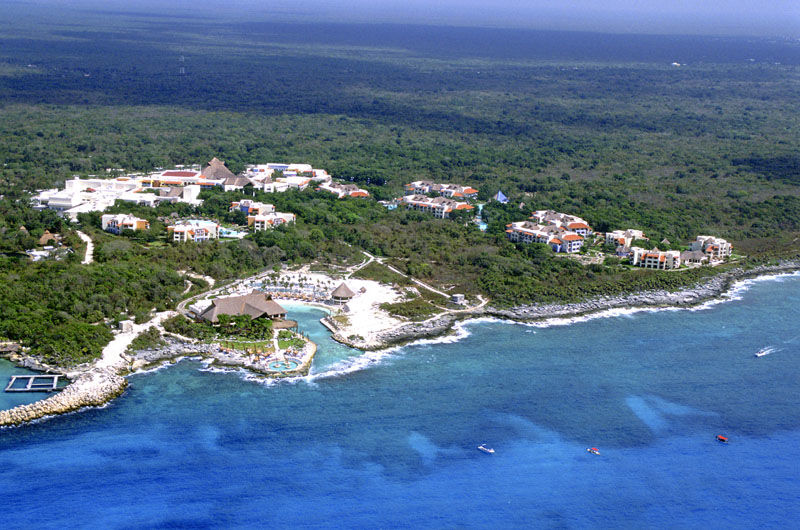 מלון פלאייה דל כרמן Occidental At Xcaret Destination מראה חיצוני תמונה Aerial view of Xcarett