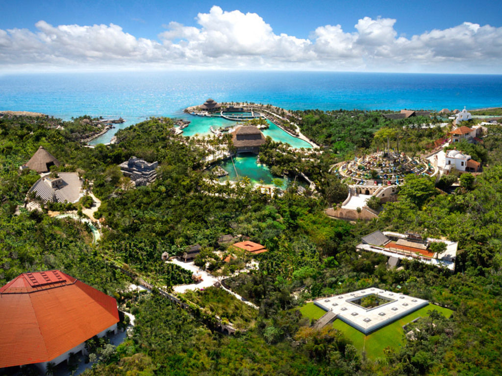 מלון פלאייה דל כרמן Occidental At Xcaret Destination מראה חיצוני תמונה Aerial view of the resort