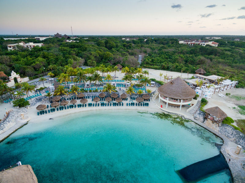 מלון פלאייה דל כרמן Occidental At Xcaret Destination מראה חיצוני תמונה Aerial view of Xel-Há